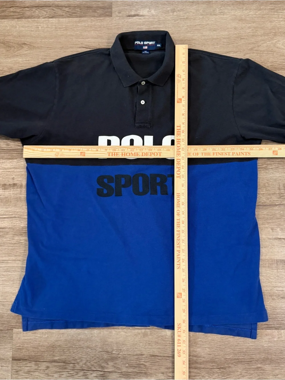 Vintage 90s Polo Sport Ralph Lauren Shirt Spellout Colorblock Mens XXL 2XL